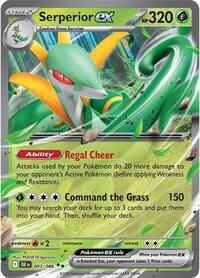 Serperior ex - SV: Black Bolt - Double Rare - 003/086