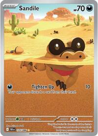 Sandile - 135/086 - SV: Black Bolt - Illustration Rare - 135/086