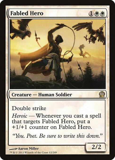 Fabled Hero - Theros - R - 12