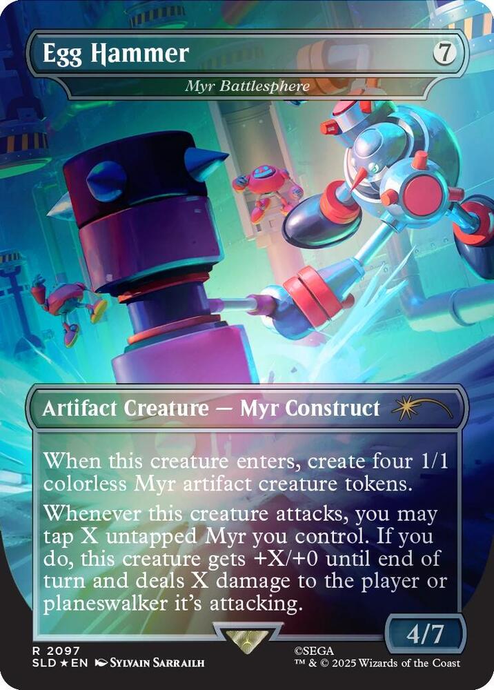 Egg Hammer - Myr Battlesphere (Rainbow Foil) - Secret Lair Drop Series - R - 2097