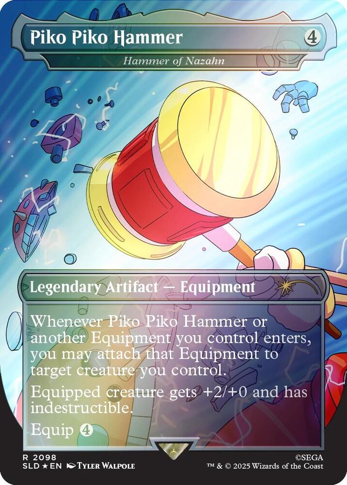 Piko Piko Hammer - Hammer of Nazahn (Rainbow Foil) - Secret Lair Drop Series - R - 2098