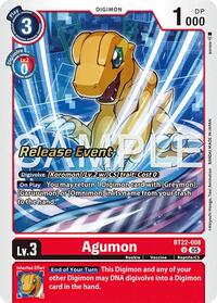 Agumon - Cyber Eden Release Event Cards - Uncommon - BT22-008 U