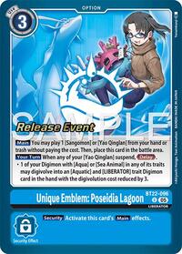 Unique Emblem: Poseidia Lagoon - Cyber Eden Release Event Cards - Uncommon - BT22-096 U