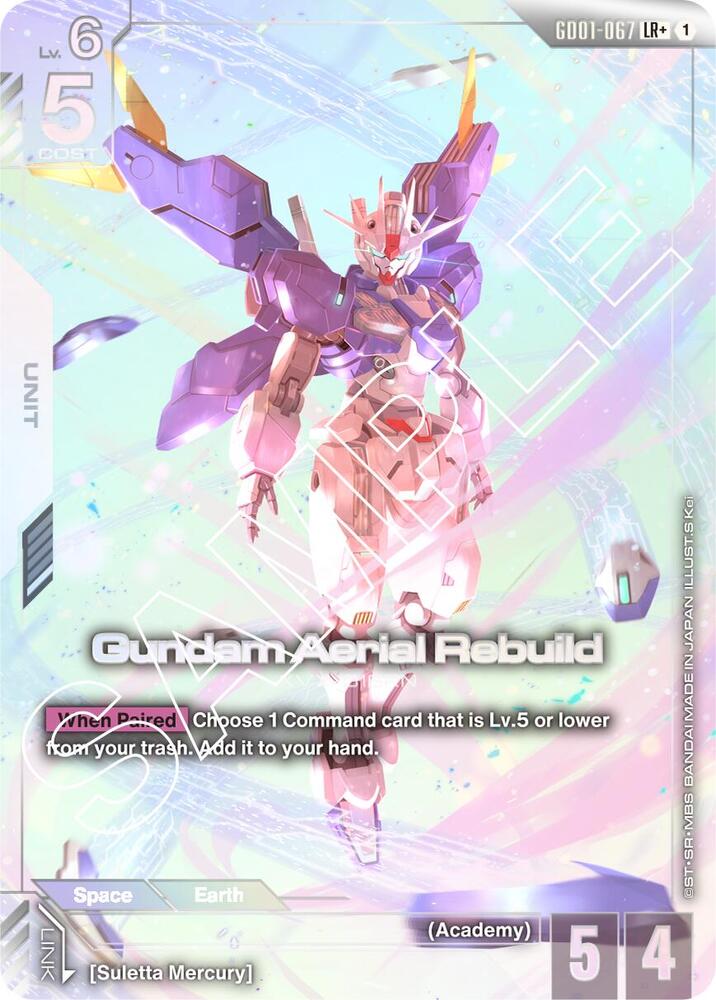 Gundam Aerial Rebuild (LR+) - Newtype Rising - LR+ - GD01-067