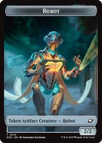 Robot // Lander (0007) Double-Sided Token - Edge of Eternities - T - 10 // 7
