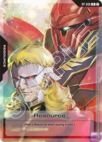 Resource (RP-006) (Mobile Suit Gundam Unicorn) - Promotional Resource Tokens - Promo - RP-006