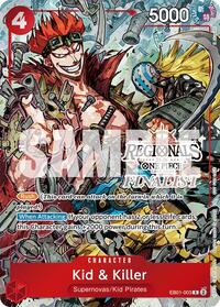 Kid & Killer (Offline Regional Finalist Card Set 2025 Vol.2) - One Piece Promotion Cards - R - EB01-003