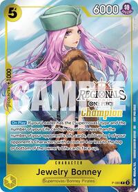 Jewelry Bonney (Offline Regional Champion Card Set 2025 Vol.2) - One Piece Promotion Cards - PR - P-085