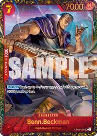 Benn.Beckman (Championship 25-26 Offline Regionals Season 2) - One Piece Promotion Cards - SR - OP09-009