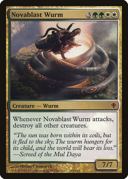Novablast Wurm - Worldwake - M - 119