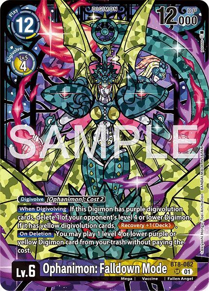 Ophanimon Falldown Mode (Premium Heroines Set Ver.2) - New Awakening - Super Rare - BT8-082 SR