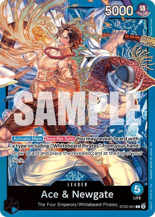 Ace & Newgate - Starter Deck 22: Ace & Newgate - L - ST22-001