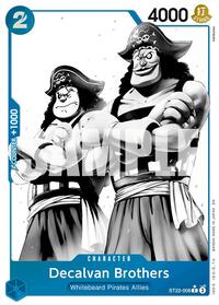 Decalvan Brothers (Parallel) - Starter Deck 22: Ace & Newgate - C - ST22-008