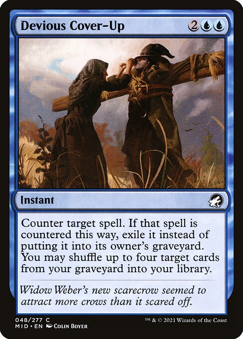 Devious Cover-Up - Innistrad: Midnight Hunt - C - 48