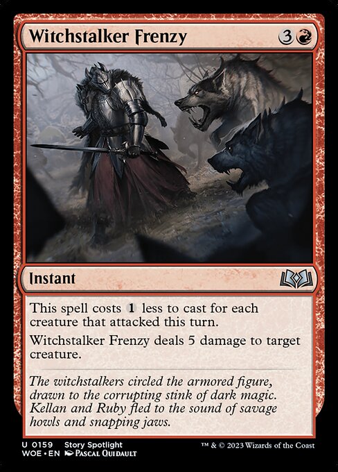 Witchstalker Frenzy - Wilds of Eldraine - U - 159