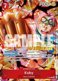 Koby (OP12 Release Event Winner) - One Piece Promotion Cards - PR - P-092