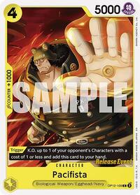 Pacifista - Legacy of the Master Release Event Cards - C - OP12-109
