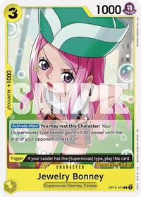 Jewelry Bonney (101) - Legacy of the Master Release Event Cards - C - OP12-101