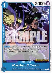Marshall.D.Teach - Legacy of the Master Release Event Cards - C - OP12-054