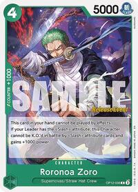 Roronoa Zoro (036) - Legacy of the Master Release Event Cards - C - OP12-036