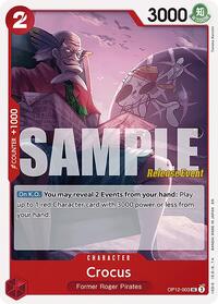 Crocus - Legacy of the Master Release Event Cards - UC - OP12-003