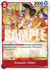 Kouzuki Oden - Legacy of the Master Release Event Cards - UC - OP12-004