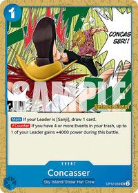 Concasser - Legacy of the Master Release Event Cards - UC - OP12-059
