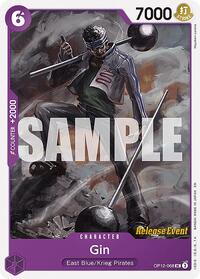 Gin - Legacy of the Master Release Event Cards - UC - OP12-068