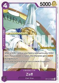 Zeff - Legacy of the Master Release Event Cards - UC - OP12-072