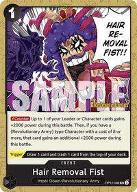 Hair Removal Fist - Legacy of the Master Release Event Cards - UC - OP12-098
