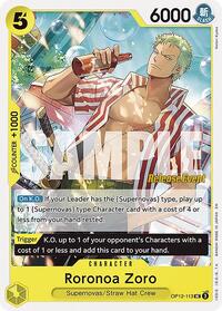 Roronoa Zoro (113) - Legacy of the Master Release Event Cards - UC - OP12-113