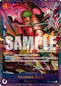 Roronoa Zoro (CS 25-26 3rd Place) - One Piece Promotion Cards - SR - ST21-015