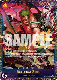 Roronoa Zoro (CS 25-26 1st Place) - One Piece Promotion Cards - SR - ST21-015