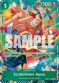 Scratchmen Apoo (CS 25-26 Celebration Pack) - One Piece Promotion Cards - R - EB01-015