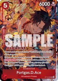 Portgas.D.Ace (CS 25-26 Finalist Card Set 1) - One Piece Promotion Cards - SR - ST15-005