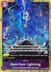 Gum-Gum Lightning (Premium Card Collection -Best Selection Vol. 4-) - One Piece Promotion Cards - UC - OP09-077