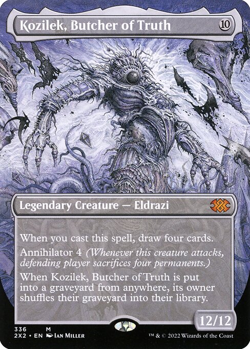Kozilek, Butcher of Truth (Borderless) - Double Masters 2022 - M - 336