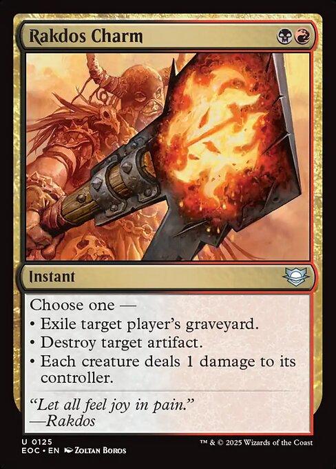 Rakdos Charm - Commander: Edge of Eternities - U - 125