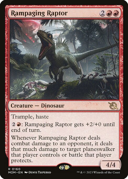 Rampaging Raptor - Prerelease Cards - R - 160