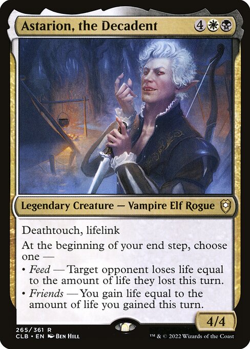 Astarion, the Decadent - Commander Legends: Battle for Baldur's Gate - R - 265
