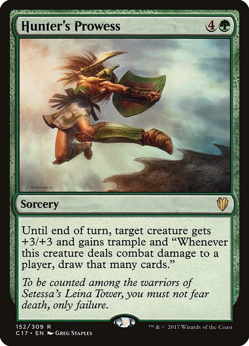 Hunter's Prowess - Commander 2017 - R - 152