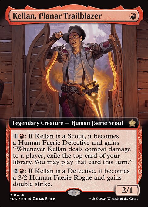 Kellan, Planar Trailblazer (Extended Art) - Foundations - R - 466