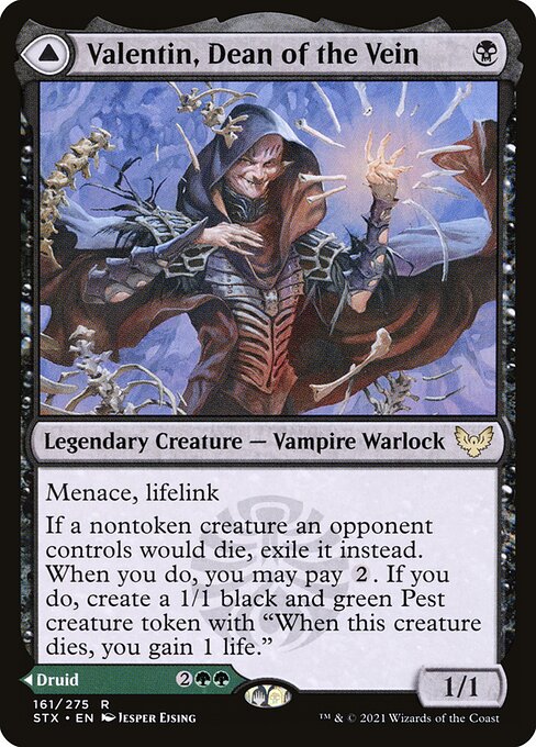 Valentin, Dean of the Vein - Strixhaven: School of Mages - R - 161