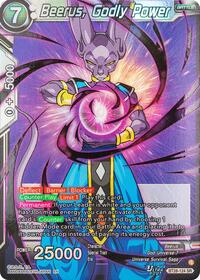 Beerus, Godly Power - Prismatic Clash - Super Rare - BT28-124