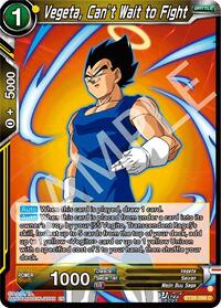 Vegeta, Can’t Wait to Fight - Prismatic Clash - Common - BT28-096