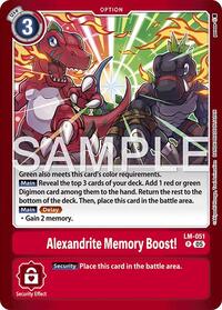 Alexandrite Memory Boost! - Limited Card Pack -Another Knight- - Promo - LM-051 P