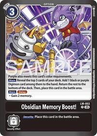 Obsidian Memory Boost! - Limited Card Pack -Another Knight- - Promo - LM-053 P