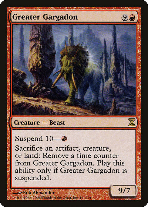Greater Gargadon - Time Spiral - R - 161