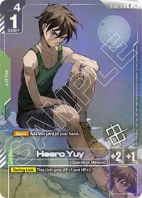 Heero Yuy (Championship Finalist Card 01) - Gundam Promotional Cards - Common - ST02-010