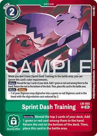 Sprint Dash Training - Limited Card Pack -Another Knight- - Promo - LM-055 P